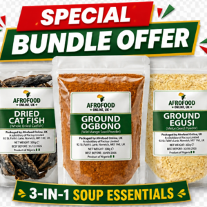 300g Ogbono + 300g Egusi + 300g Catfish